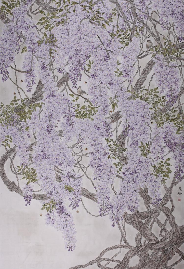 《暖春》尺寸120×190CM 纸本设色2012年.jpg