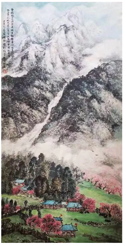 自幼喜爱美术,罗耀强曾到广州美术学院国画系深造,师从著名国画大师赫